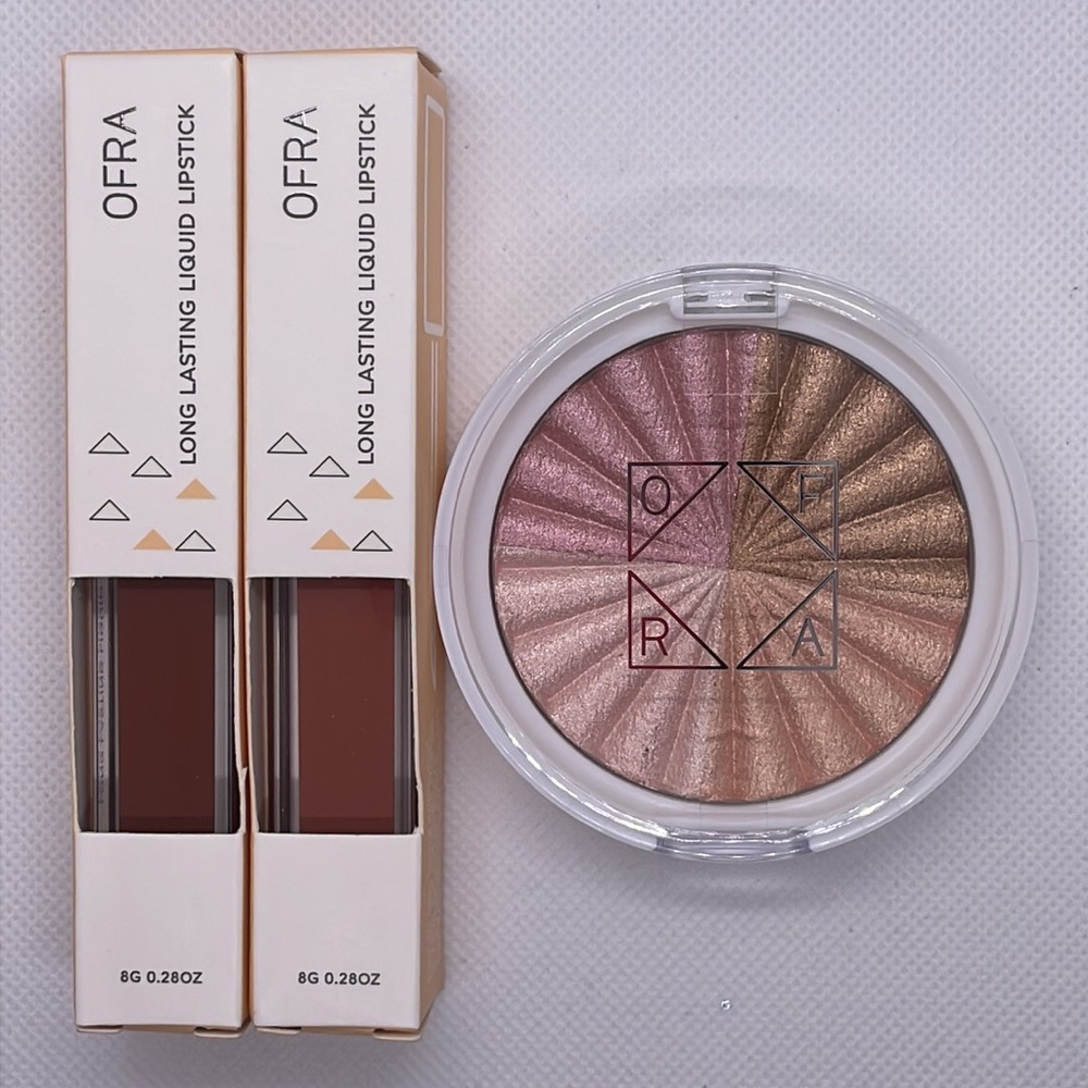 OFRA bundle all NIB (highlighter palette did not come in a box)